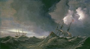 Storm på havet